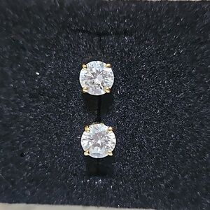 Cubic Zirconia Stud Earrings